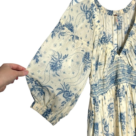 Free People Golden Hour Maxi Dress Tea Combo Size M NEW - Picture 12 of 16